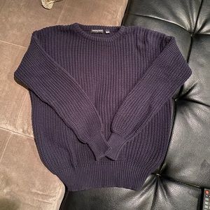 American Apparel Fisherman Sweater Navy Small